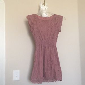 Mauve Lace Dress
